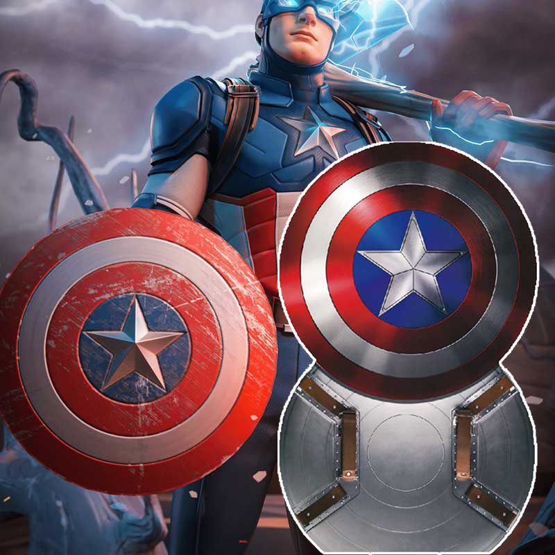X-mas 24 pulgadas Avenger Escudo Capitán América Escudo De Batalla Guerra Escudo Mejor Regalo 