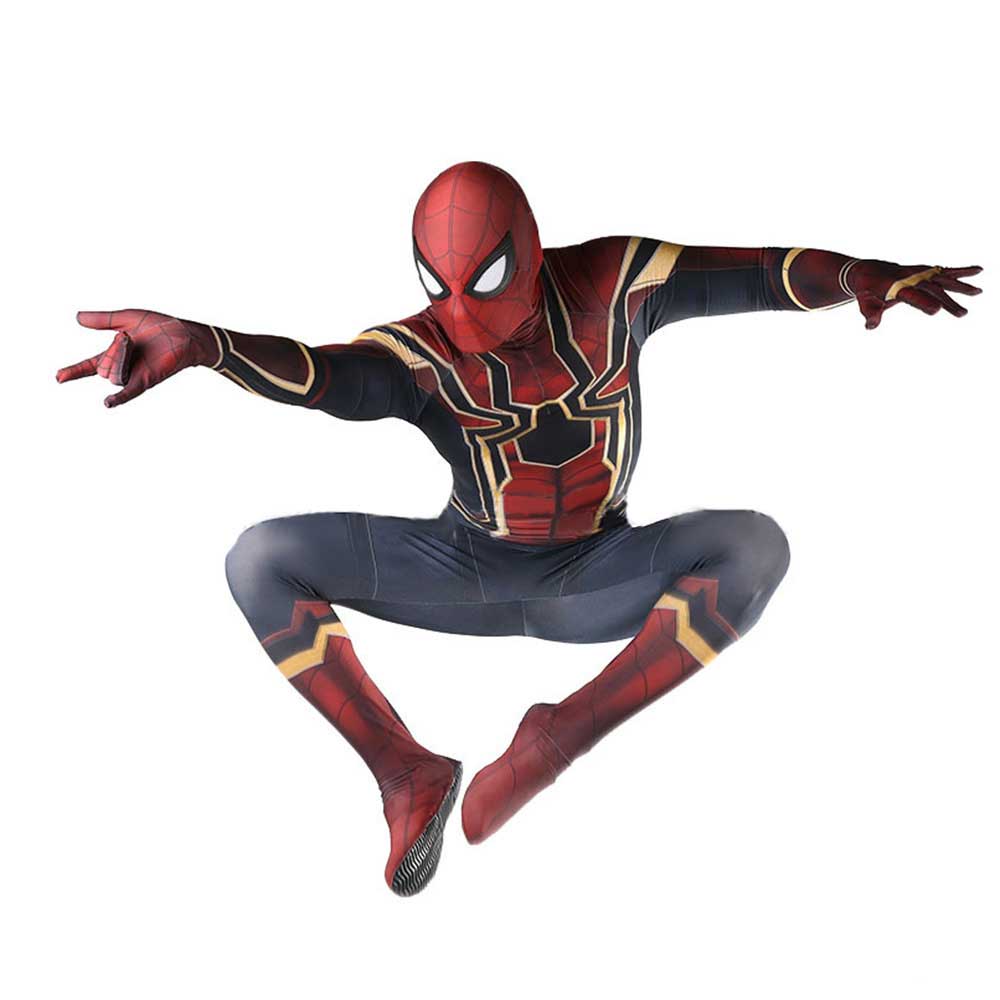Hierro Spider Trit Adult Spiderman Cosplay Costume Avengers: Infinity War Adultos Kids