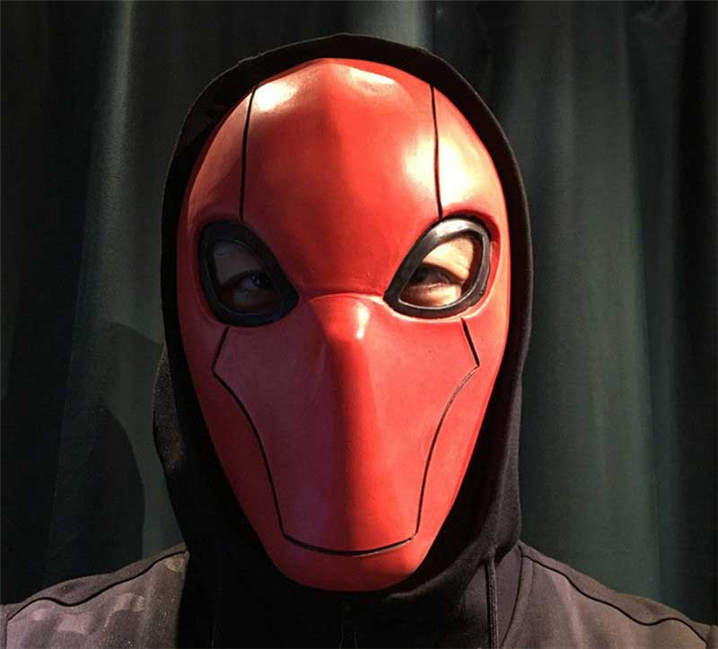 injustice liga 2 batman cosplay máscara superman soldado químico negro pantera