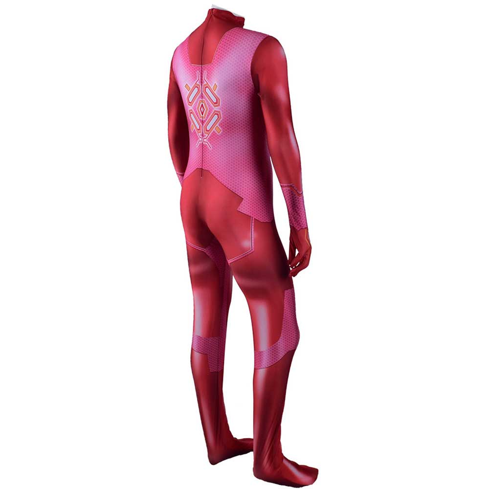 juego Metroid Cero Traje Samus Cosplay C Ostume Red Zentai