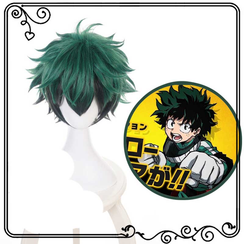 boku no héroe My Hero Academia Izuku Midoriya Deku Wigs