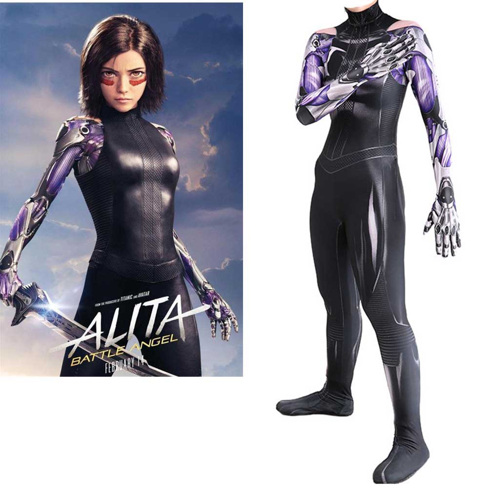 Alita cosplay película Alita: Battle Angel Zentai Body