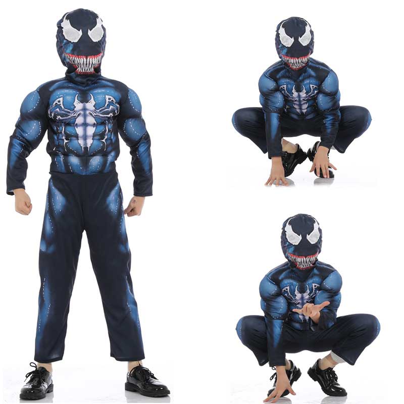 niños Spiderman Venom Traje Boy Superhero Cosplay