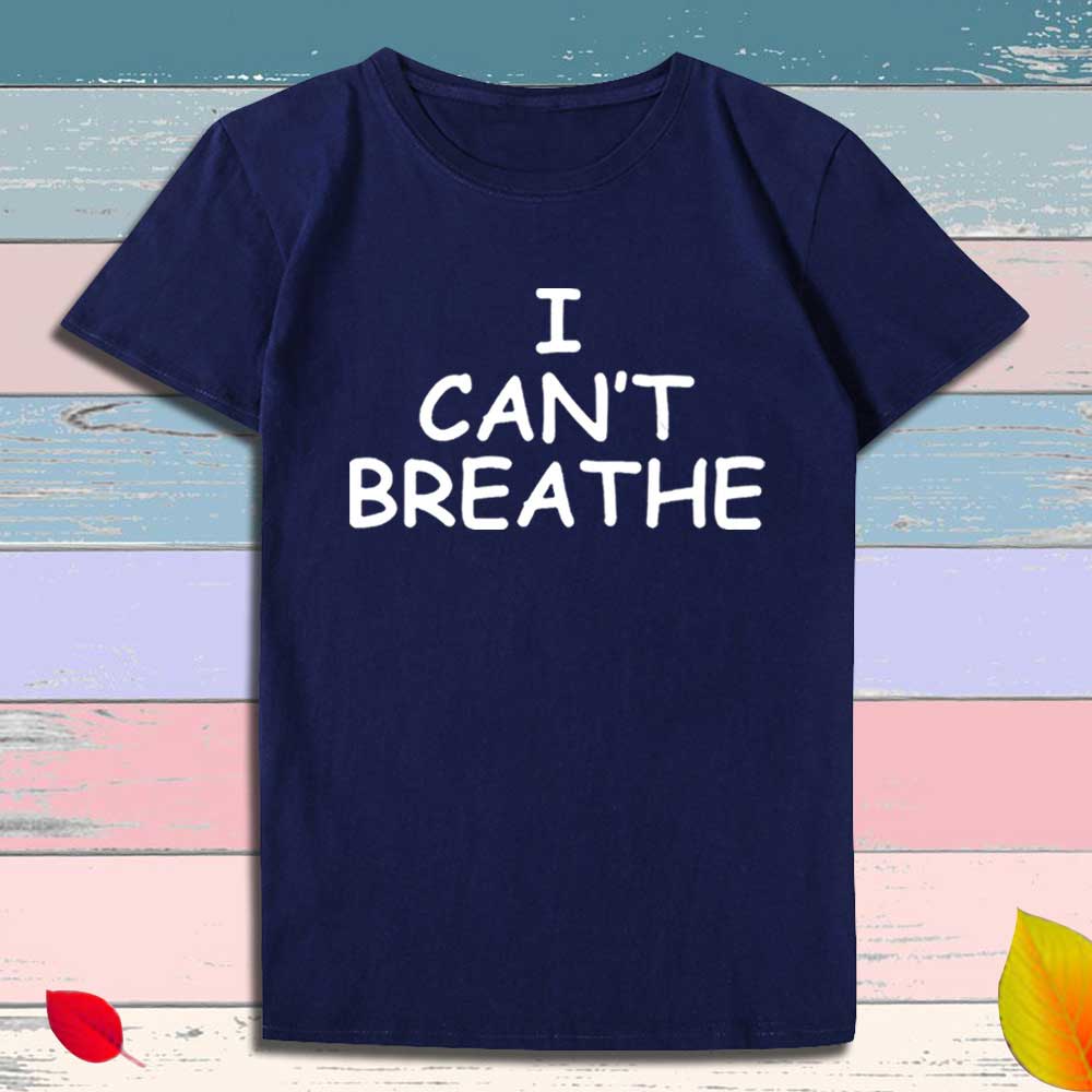 No puedo respirar Imprimir camiseta hombres mujeres
