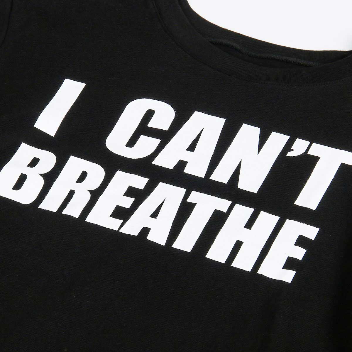 No puedo respirar sin mangas Camiseta protesta Camiseta sin mangas