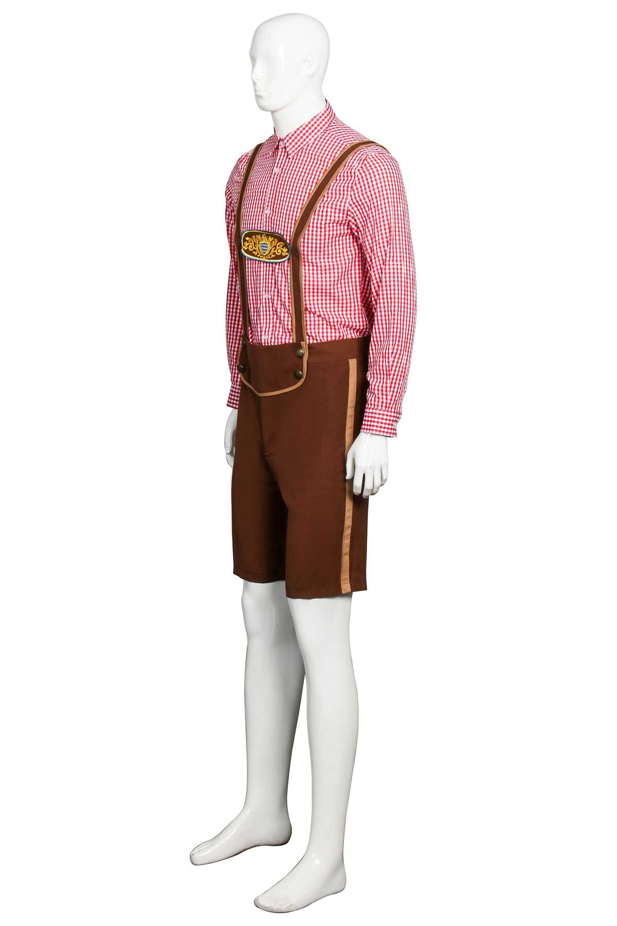 Baviera Beer Lederhosen Oktoberfest Three Three Thirt Pants Pants Suspenders