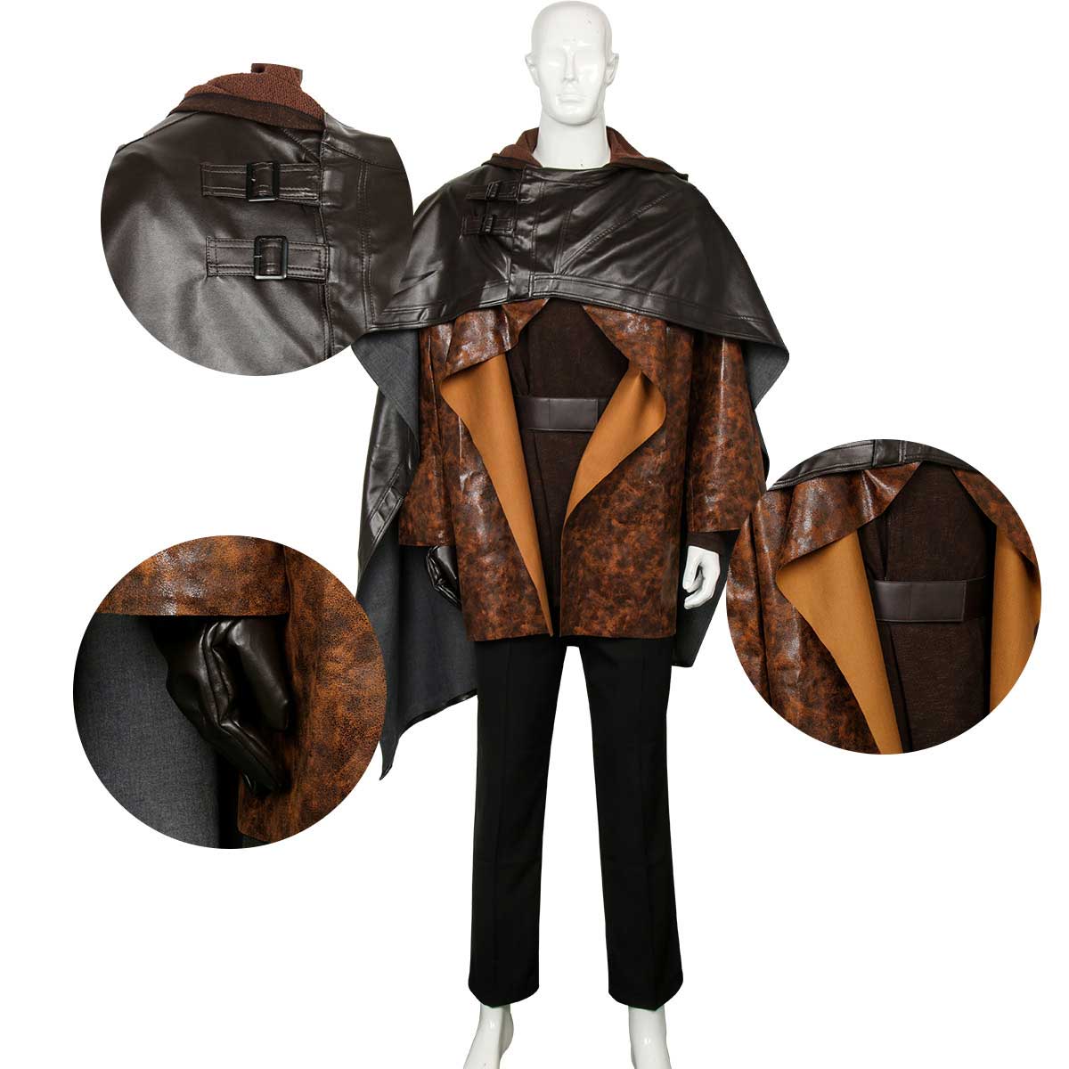 Star Wars Último Jedi Luke Skywalker Cospaly Costume