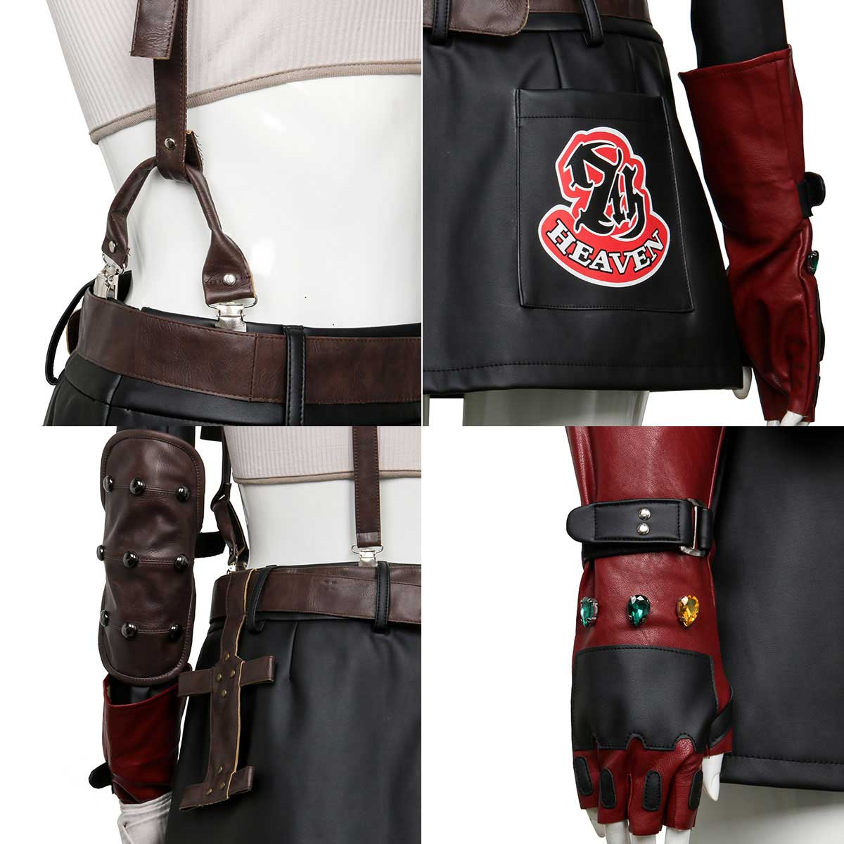 Final Fantasy VII Remake TIFA LOCKHART COSPLAY COSTUCHE