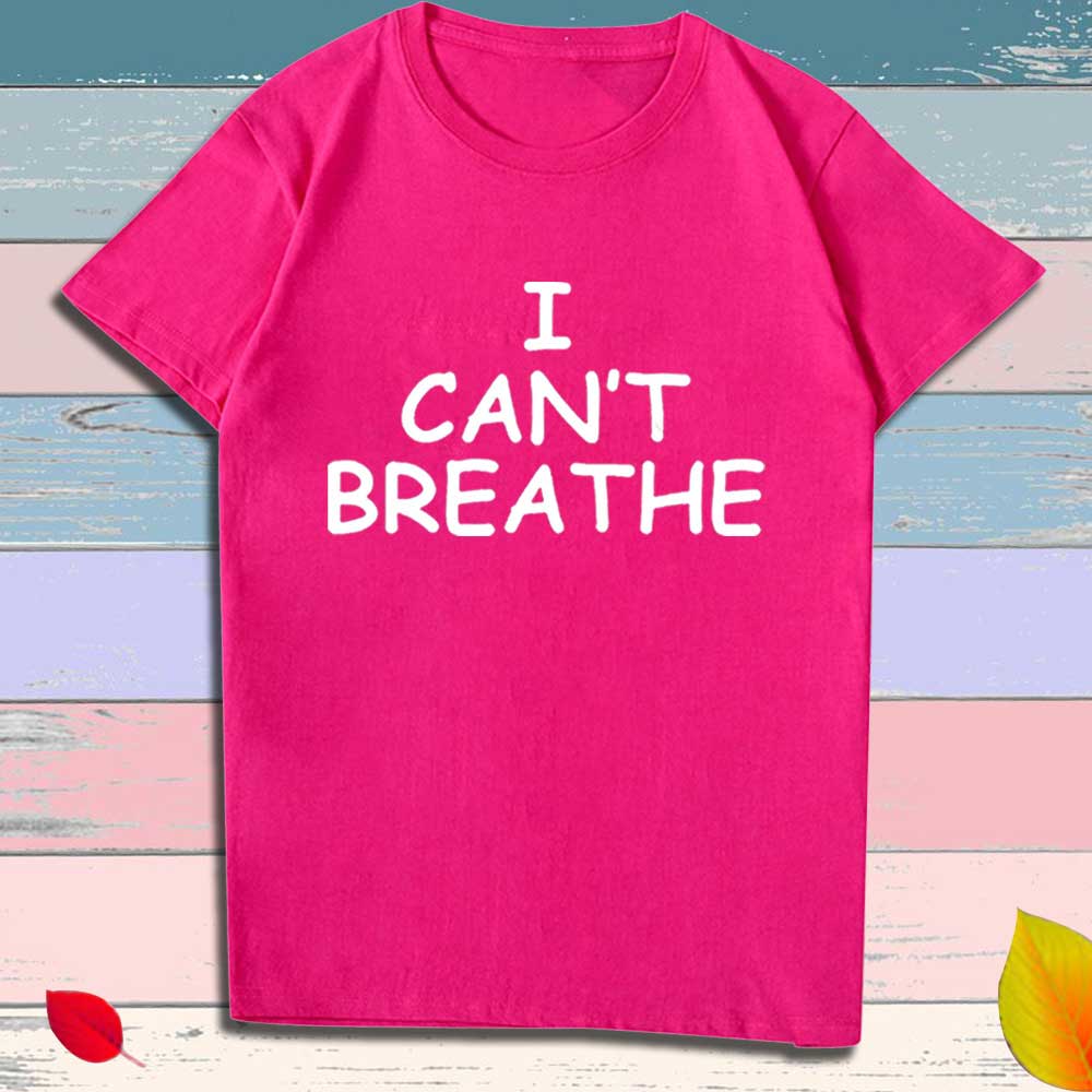 No puedo respirar imprimir t- Camisa hombres mujeres