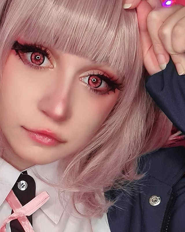 animado Danganronpa V3 Nanami Chiaki peluca Killing Armonía Complementos Disfraz