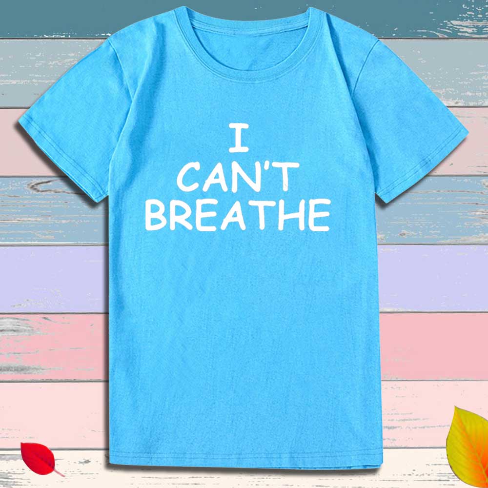 No puedo respirar imprimir camiseta hombres mujeres