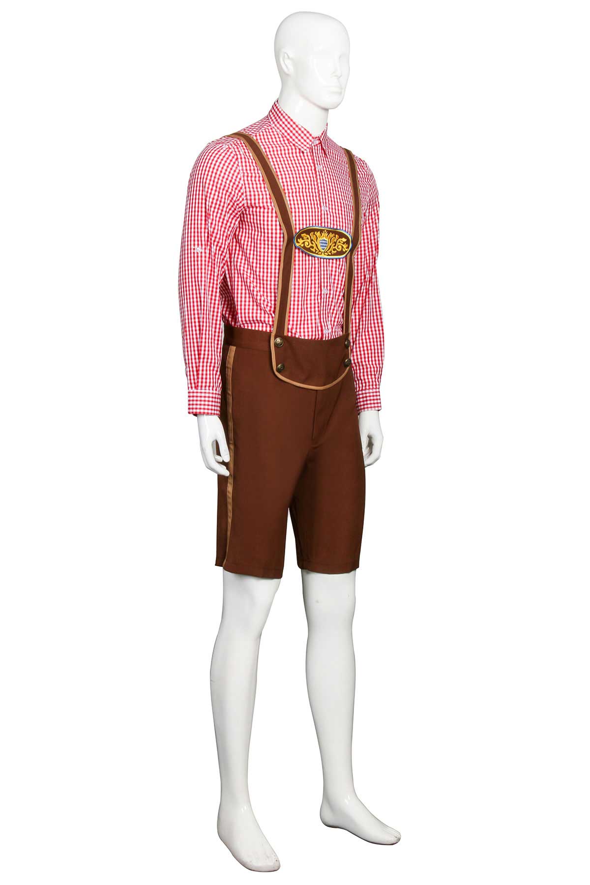 Bavearian Beer Lederhosen Oktoberfest Mens Thirt Thirt Pantalones Pantalones Pantalones Suspenders