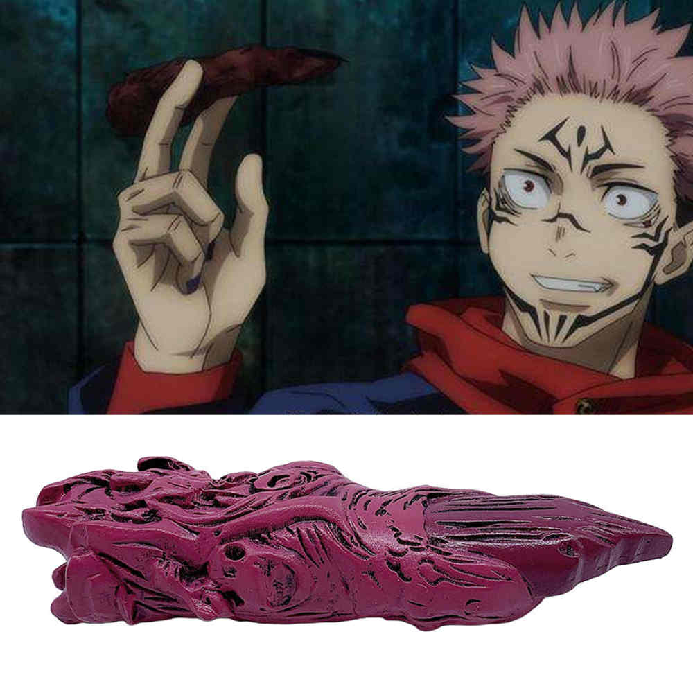 anime jujutsu kaisen cosplay sukuna ryoumen rey de las maldiciones Fake Finger Resin Oni Disfraz Props