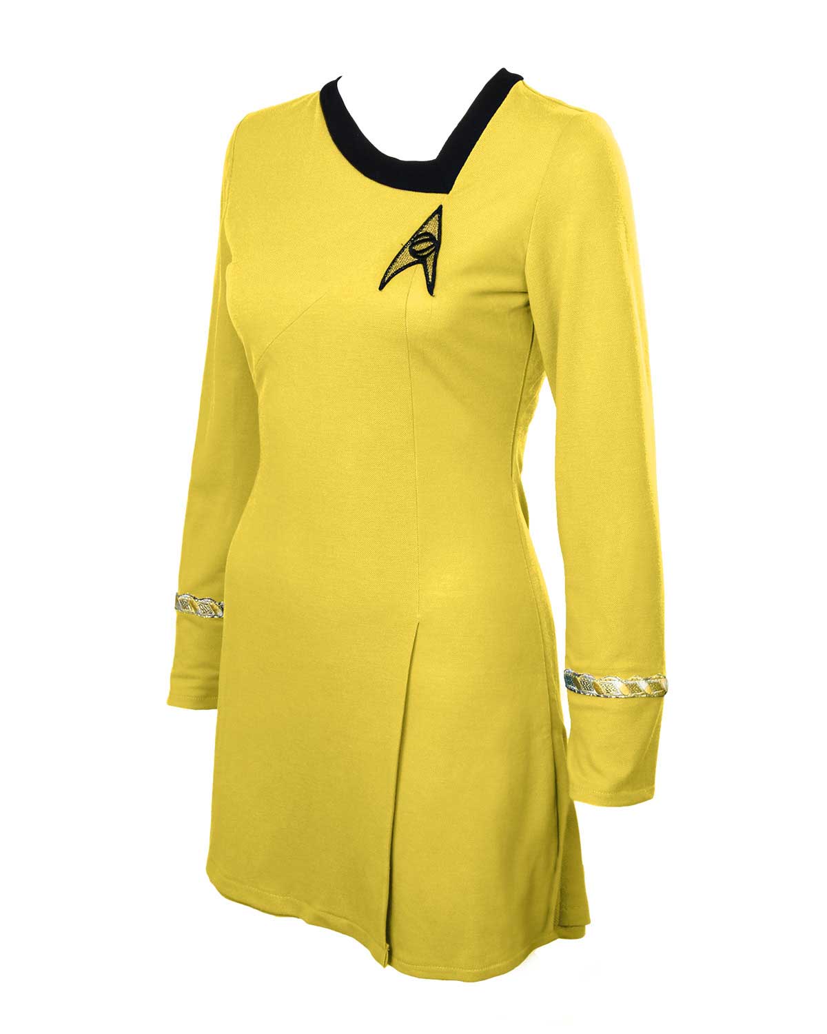 Star Trek El vestido rojo amarillo azul de la generación