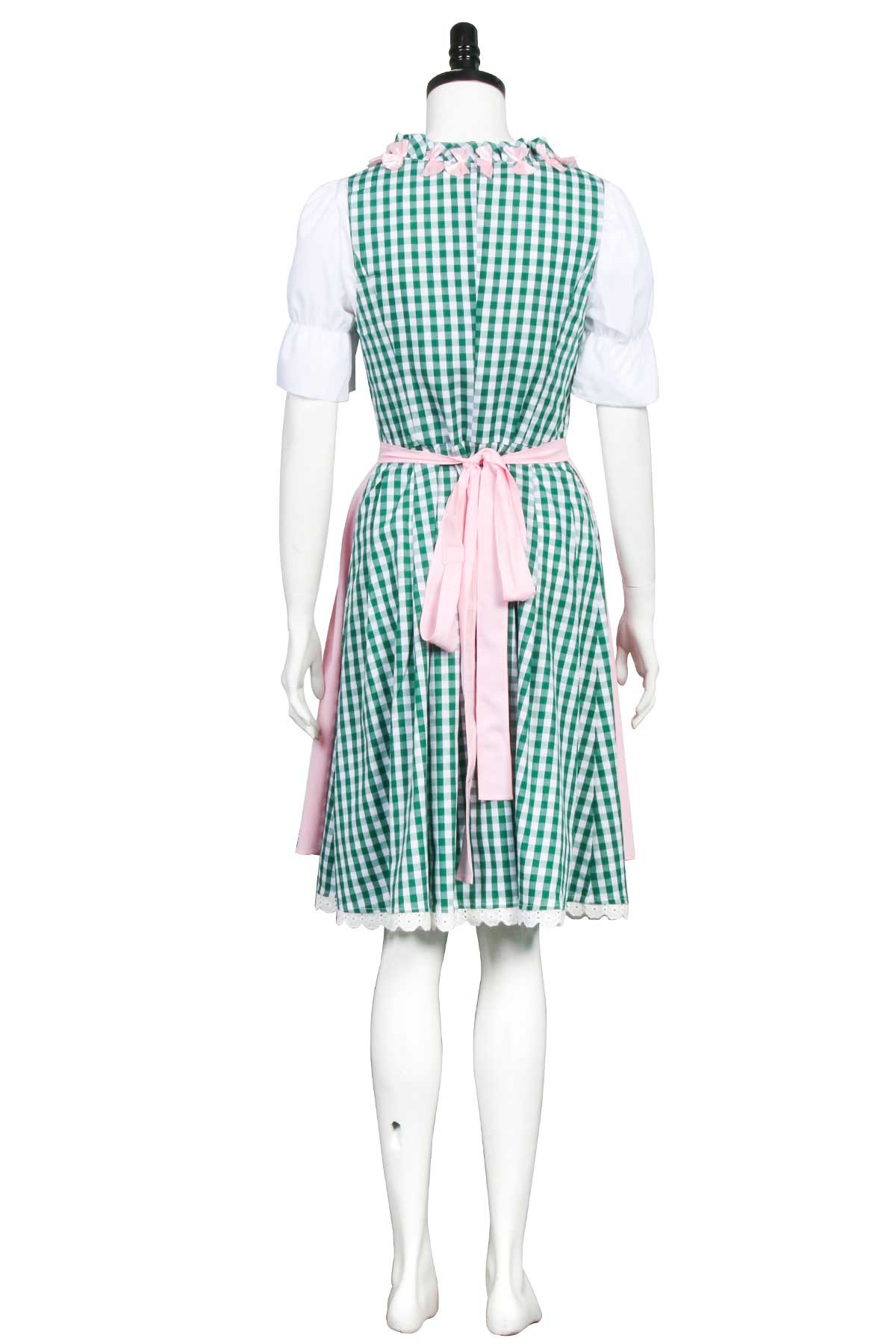 disfraz de Oktoberfest Baavarian Beer Girl Vestido Camisa delantal